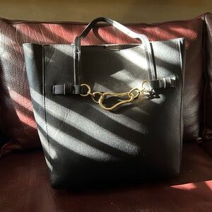 Neiman Marcus Tote with Gold  Hardware